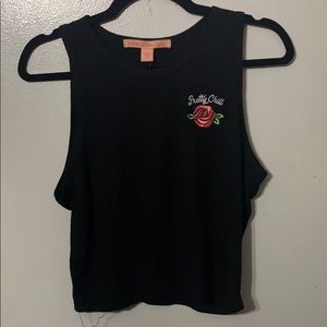 Pretty chill tank crop top